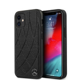 Mercedes Benz iPhone 12 Mini Skal Bow Cover Sort