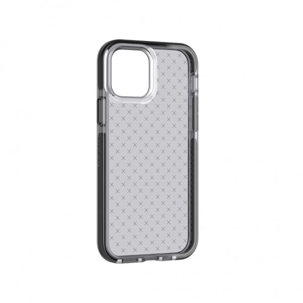 Tech21 iPhone 12/iPhone 12 Pro Cover Evo Check Smokey Black