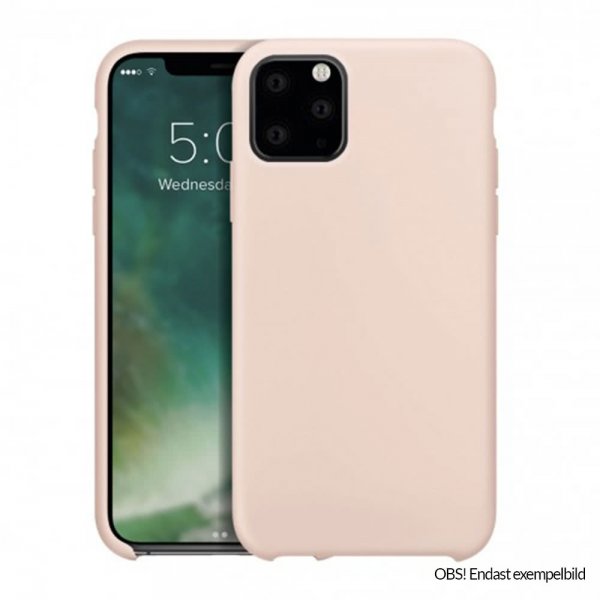 Xqisit iPhone 12 Mini Cover Silikone Etui Rosa