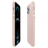Spigen iPhone 12 Cover Thin Fit Pink Sand