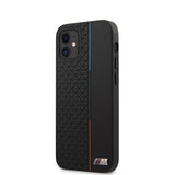 BMW iPhone 12 Mini Cover Tricolore Triangles Sort