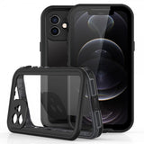 Redpepper iPhone 12 Cover Vandafvisende IP68 Sort