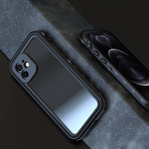 Redpepper iPhone 12 Cover Vandafvisende IP68 Sort