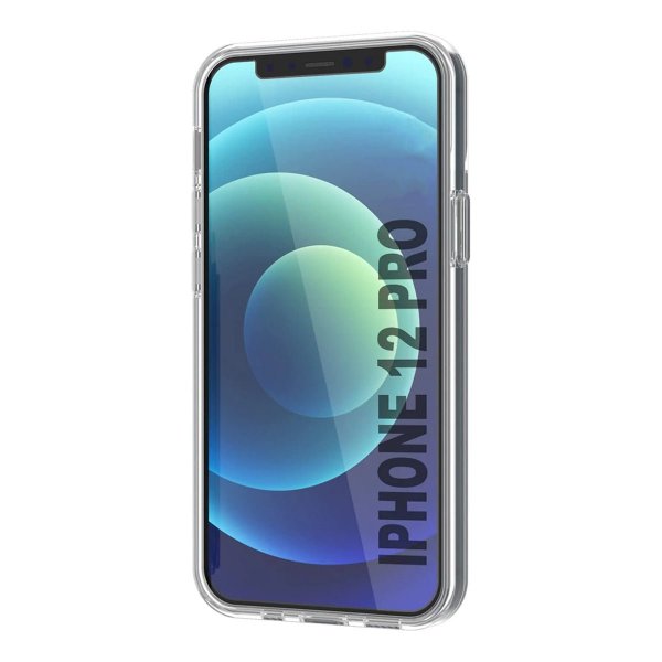 Rvelon iPhone 12/iPhone 12 Pro Cover Kortholder Transparent