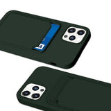 iPhone 12/iPhone 12 Pro Cover Kortholder Grøn