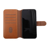 Rvelon iPhone 12/iPhone 12 Pro Etui Magnetisk Aftageligt Cover Brun