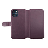 Rvelon iPhone 12/iPhone 12 Pro Etui Magnetisk Aftageligt Cover Lilla