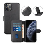 Rvelon iPhone 12/iPhone 12 Pro Etui Magnetisk Aftageligt Cover Sort