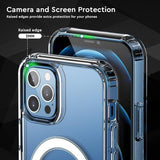 Rvelon iPhone 12/iPhone 12 Pro Skal TPU MagSafe Transparent
