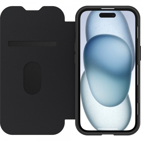 Otterbox iPhone 13/14/15/16e/17e Cover React Folio MagSafe Black Crystal
