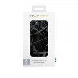 Ideal of Sweden iPhone 13/14/15/16e/17e Cover Fashion Case MagSafe Black Thunder Marble