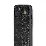Ideal of Sweden iPhone 13/14/15/16e/17e Cover Vegansk Læder Cover MagSafe Black Croco