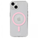 holdit iPhone 13/14/15 Skal MagSafe Cover Rosa Transparent