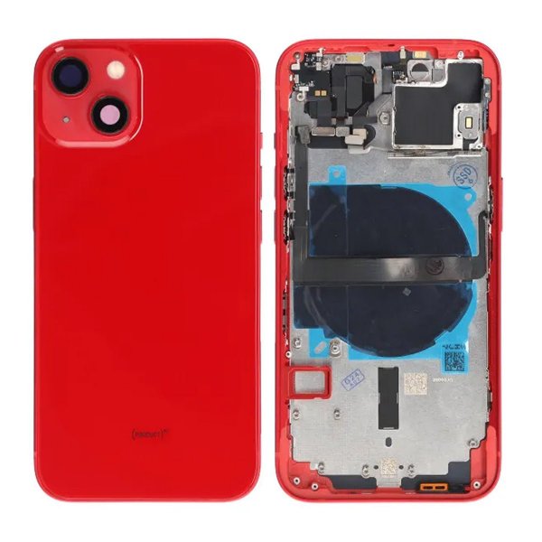 iPhone 13 Bagside med Komplet Ramme OEM - Rød