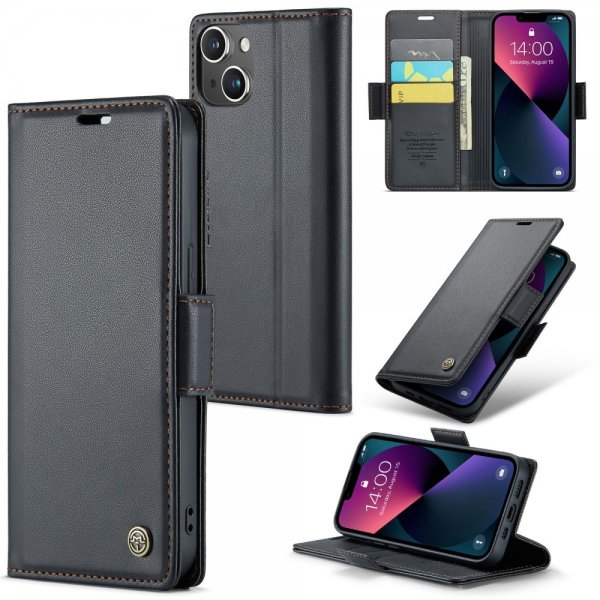 CaseMe iPhone 13 Etui 023-serie Sort