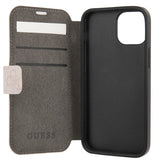 Guess iPhone 13 Cover Metal Logo Rosa
