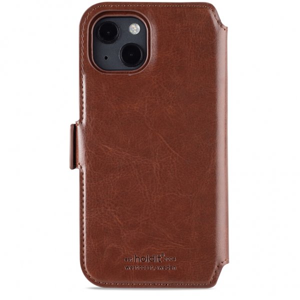 holdit iPhone 13 Wallet Case Magnet Berlin Dark Brown
