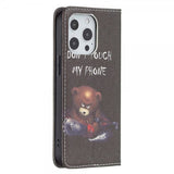iPhone 13 Pro Flipcover Motiv Don't Touch My Phone Motorsav