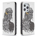 iPhone 13 Pro Flip Cover Motiv Kvinde