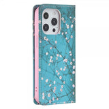 iPhone 13 Pro Flipcover Motiv Blommeblomster