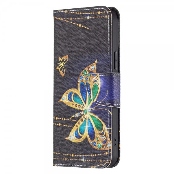 iPhone 13 Pro Cover Motiv Glimmer Sommerfugle