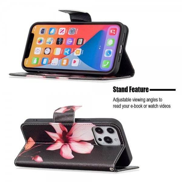 iPhone 13 Pro Cover Motiv Rosa Lotus