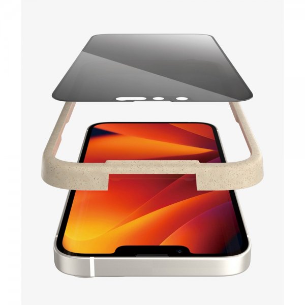 PanzerGlass iPhone 13/iPhone 13 Pro/iPhone 14 Skærmbeskyttelse Ultra-Wide Fit Privacy EasyAligner