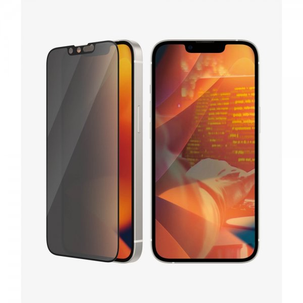 PanzerGlass iPhone 13/iPhone 13 Pro/iPhone 14 Skærmbeskyttelse Ultra-Wide Fit Privacy EasyAligner