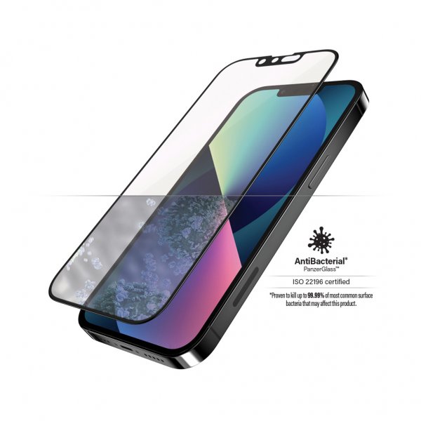 PanzerGlass iPhone 13/iPhone 13 Pro Skærmbeskyttelse Edge-to-Edge Anti-Bluelight
