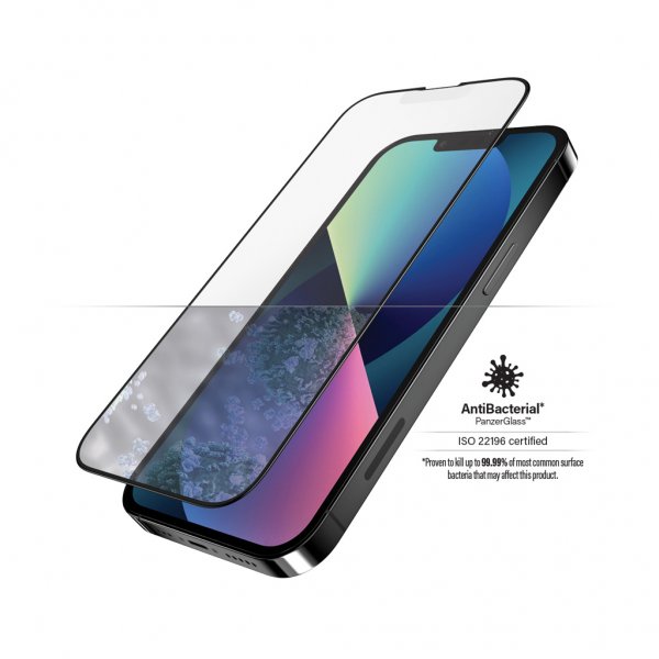 PanzerGlass iPhone 13/iPhone 13 Pro Skærmbeskyttelse Edge-to-Edge Anti-Glare
