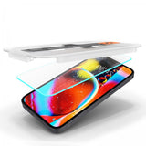 Spigen iPhone 13/13 Pro/14/16e/17e Skærmbeskyttelse GLAS.tR EZ Fit 2-pak