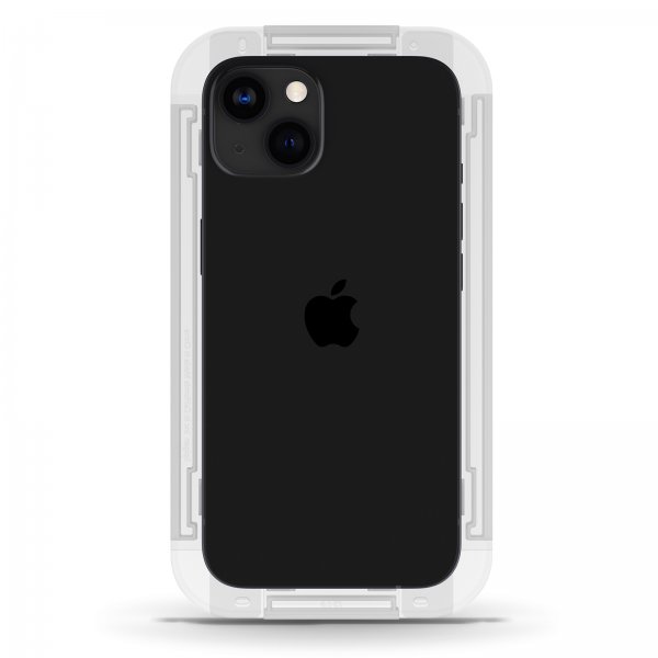 Spigen iPhone 13/13 Pro/14/16e/17e Skærmbeskyttelse GLAS.tR EZ Fit 2-pak