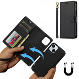 Nordic Covers iPhone 13/iPhone 14 Cover med aftageligt MagSafe-cover Raven Black