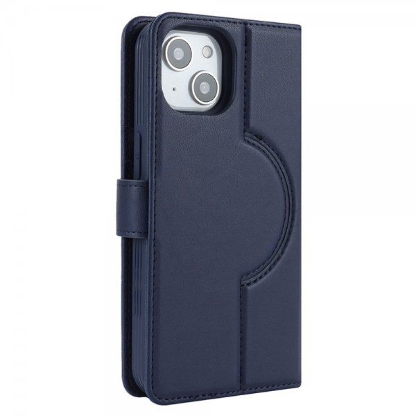 iPhone 13/iPhone 14 Etui med Aftageligt Cover MagSafe Blå
