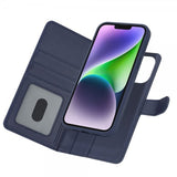 iPhone 13/iPhone 14 Etui med Aftageligt Cover MagSafe Blå