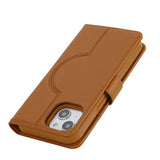 iPhone 13/iPhone 14 Cover med Aftageligt Cover MagSafe Brun