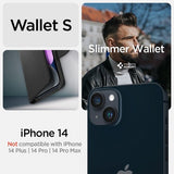 Spigen iPhone 13/iPhone 14 Cover Wallet S Sort