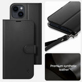 Spigen iPhone 13/iPhone 14 Cover Wallet S Sort