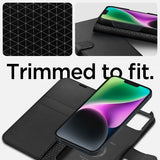 Spigen iPhone 13/iPhone 14 Cover Wallet S Sort