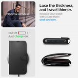 Spigen iPhone 13/iPhone 14 Cover Wallet S Sort