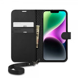 Spigen iPhone 13/iPhone 14 Cover Wallet S Sort