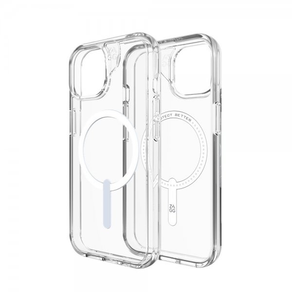 ZAGG iPhone 13/iPhone 14/iPhone 15 Cover Crystal Palace Snap Clear
