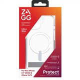 ZAGG iPhone 13/iPhone 14/iPhone 15 Cover Crystal Palace Snap Kickstand Clear
