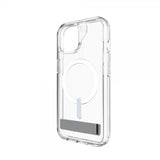 ZAGG iPhone 13/iPhone 14/iPhone 15 Cover Crystal Palace Snap Kickstand Clear