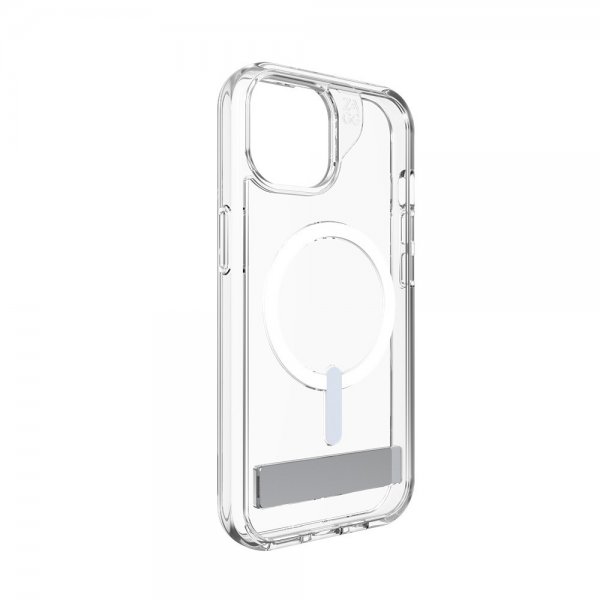 ZAGG iPhone 13/iPhone 14/iPhone 15 Cover Crystal Palace Snap Kickstand Clear