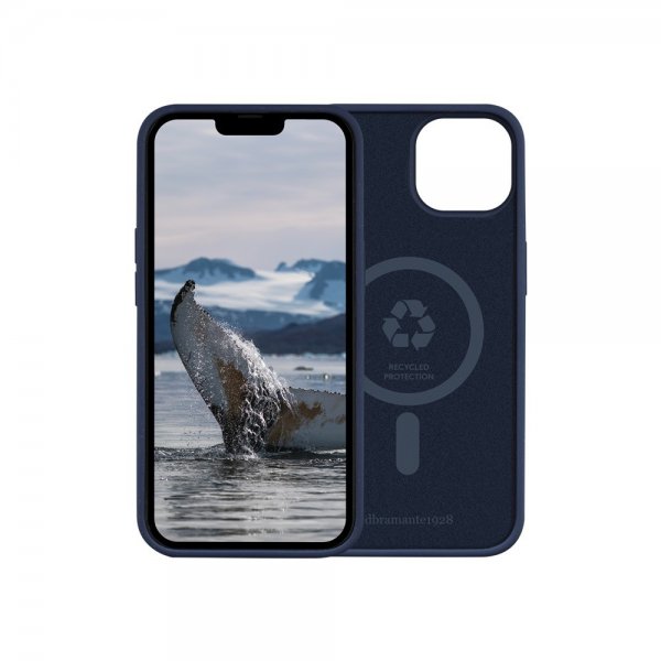 dbramante1928 iPhone 13/iPhone 14 Cover Monaco MagSafe Pacific Blue