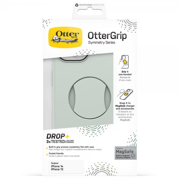 Otterbox iPhone 13/iPhone 14 Cover OtterGrip Symmetry MagSafe Chill Out
