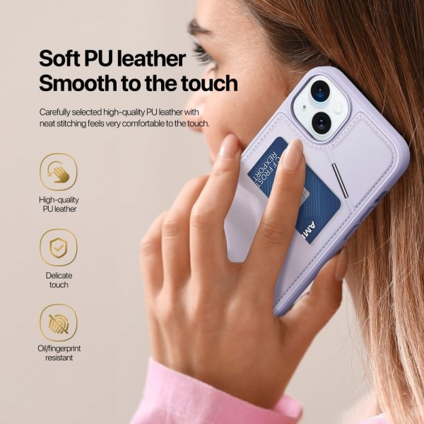 Dux Ducis iPhone 13/iPhone 14 Cover Rafi II Series MagSafe Lilla
