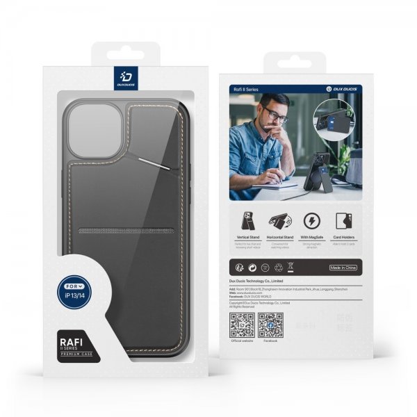 Dux Ducis iPhone 13/iPhone 14 Cover Rafi II Series MagSafe Sort