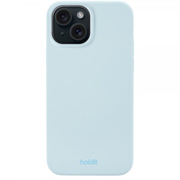 holdit iPhone 13/iPhone 14 Cover Silikone Mineral Blue